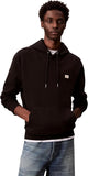Calvin Klein Mens Terry Badge Hoodie In Black