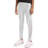 Converse Girls Legging With Metalic Ink In Grey
