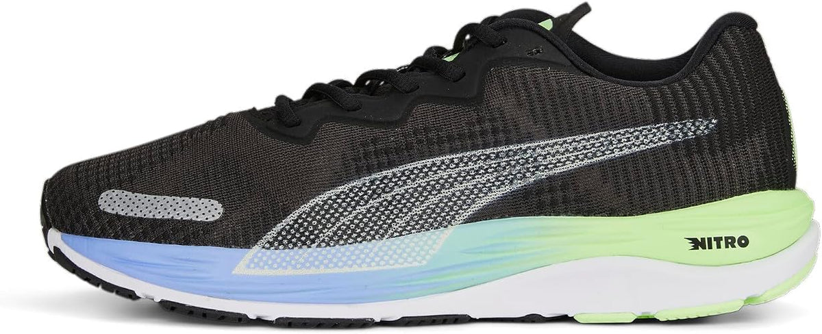Puma Mens Velocity Nitro 2 Fade Sneakers In Black Multi