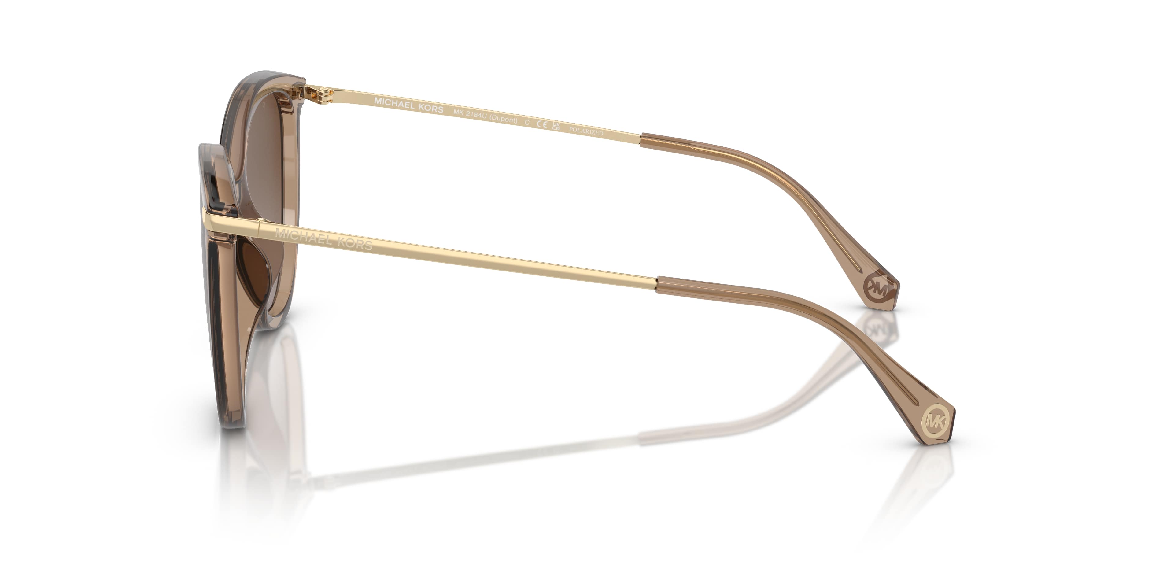 Michael Kors Dupont Brown Sunglasses MK2184U