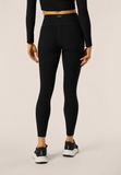Freddy Womens Knitted 7/8 Leggings High Waisted In Black