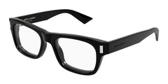 Saint Laurent Unisex Sl 402-013 Transparent Lense Sunglasses In Black