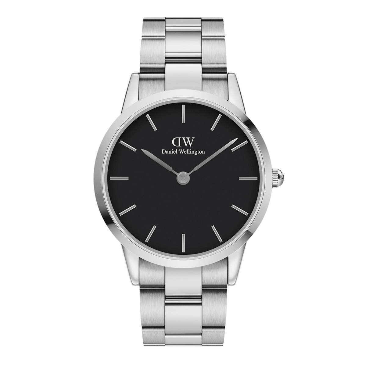 Daniel Wellington Mens Iconic Link Watch In Silver