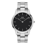 Daniel Wellington Mens Iconic Link Watch In Silver