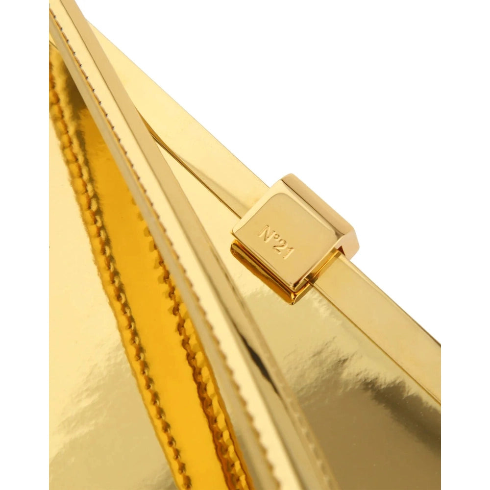 Nº21 WomensPetite Jeanne Shoulder Bag In Gold