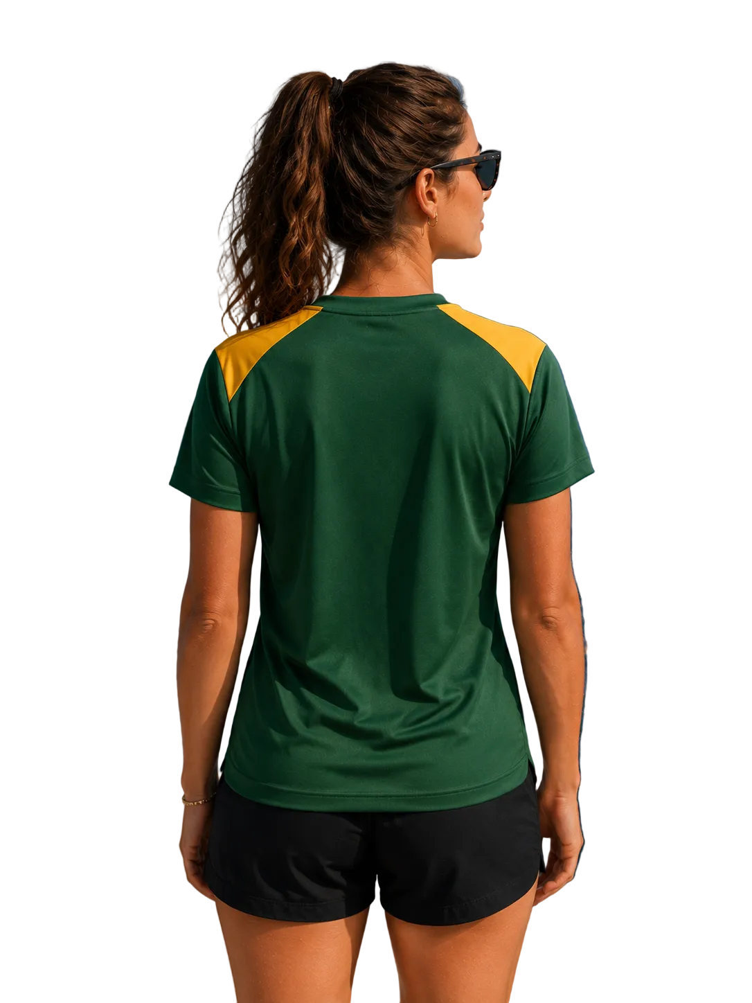 Asics Womens Springbok Fan Top In Green