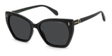 Polaroid Polarized Cat Eye Sunglasses In Black