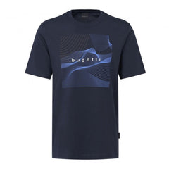 Bugatti Mens Navy Short Sleeve T-Shirt