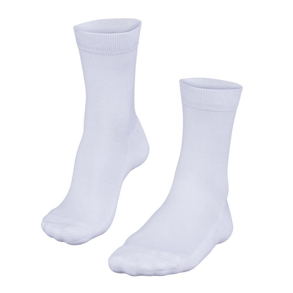 Falke Womens Weekender Crew Socks In White