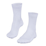 Falke Womens Weekender Crew Socks In White