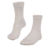 Falke Ladies Weekender Crew Socks In Oatmeal