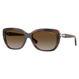 Vogue Cat Eye Womens Sunglasses In Brown Tortoise
