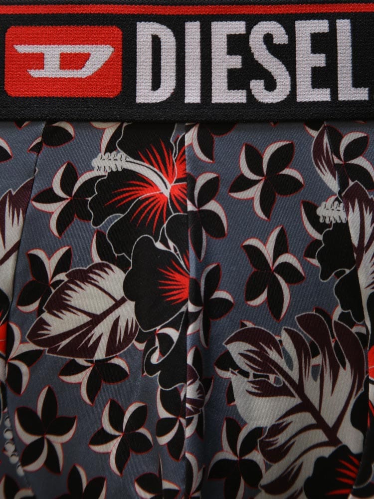 Diesel Mens D-Boxer Short In Floral Multi