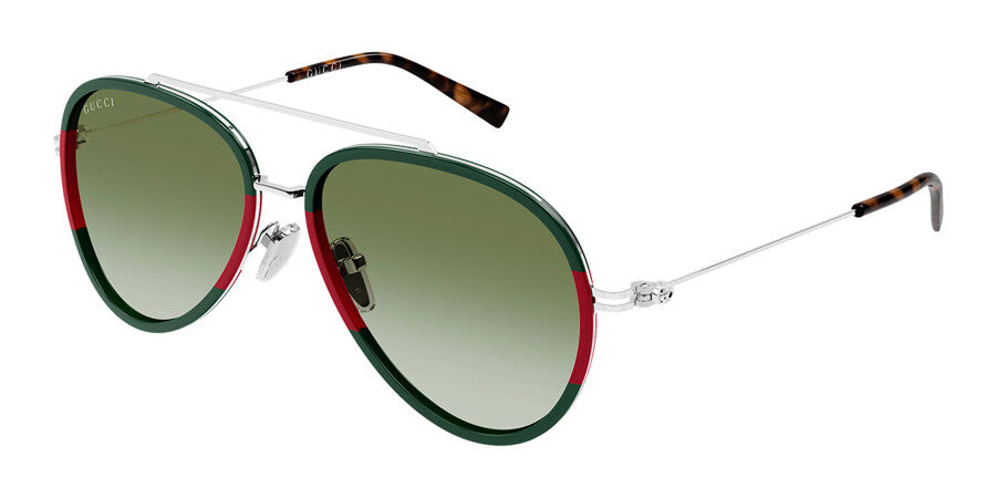 Gucci Mens Sunglasses In Red And Green