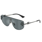 Dolce & Gabbana Rimless Oversized Womens Sunglasses In Gunmetal
