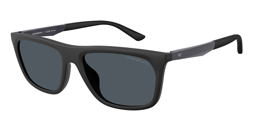 Emporio Armani Mens Sunglasses In Matte Black