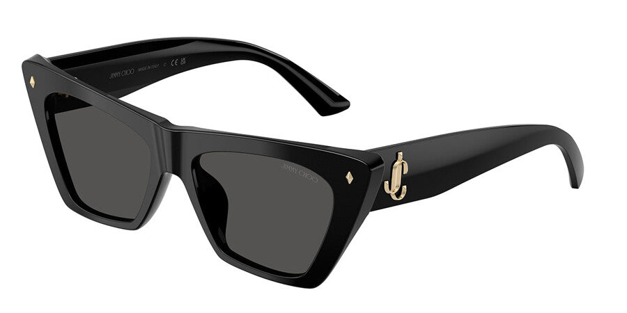 Jimmy Choo Jc5062U 50008753 Womens Cat Eye Sunglasses In Black