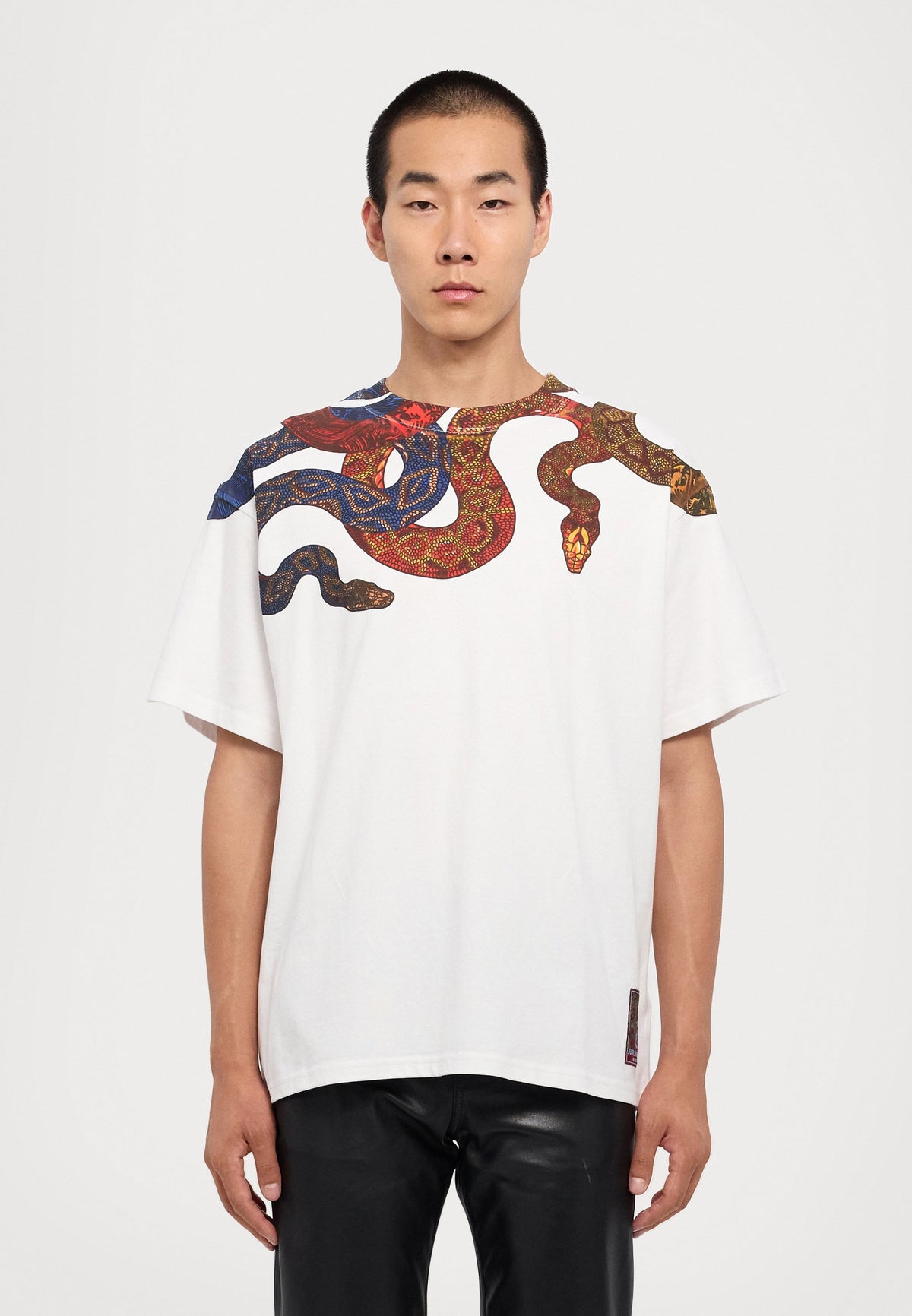 Just Cavalli Mens Medium T-Shirt In White