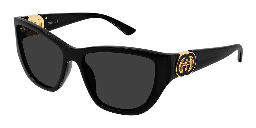 Gucci Gg2122S-001 56 Womens Sunglasses In Black