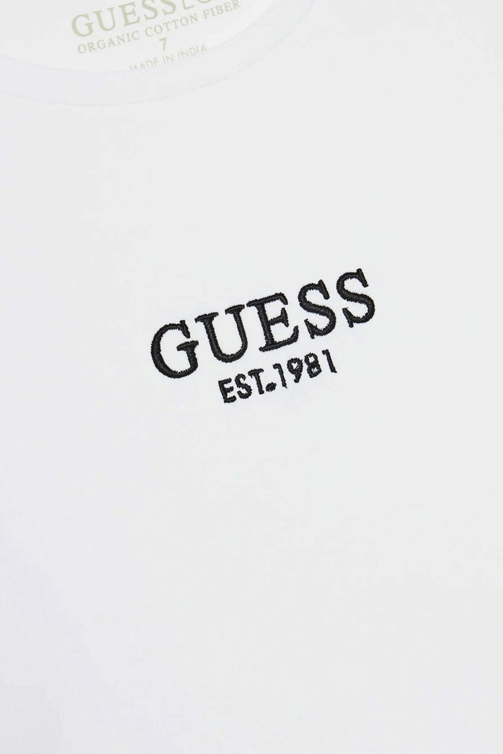 Guess Girls Crop Top In White
