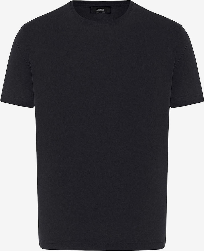 Antioch Mens Plain T-Shirt In Black