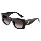 Jimmy Choo Womens Cat Eye Sunglasses In Black