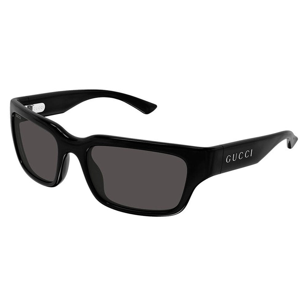 Gucci Rectangle Mens Sunglasses In Black