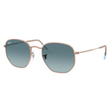 Ray-Ban Hexagonal Unisex Sunglasses In Copper