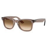 Ray-Ban Unisex Adults Wayfarer Sunglaases In Transparent Light Brown