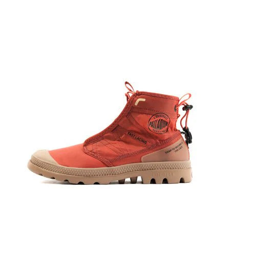 Palladium Mens Pampa Travel Lite Shoes In Ginger Spice