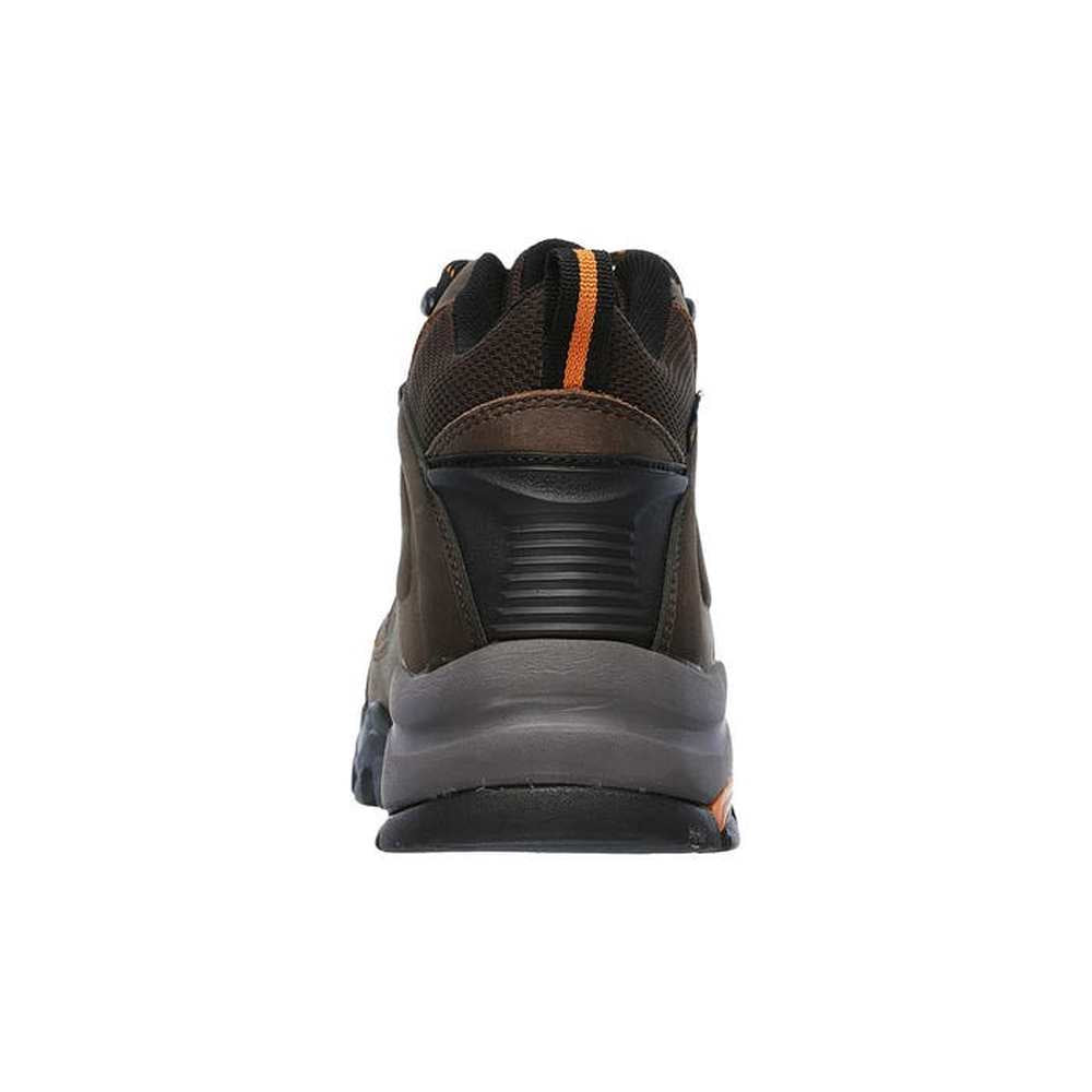 Skechers Mens Delleker Kilrush Boot In Brown/Orange