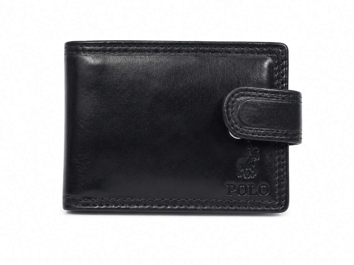Polo Mens Kenya Small Multi Card And Coin Wallet In Black