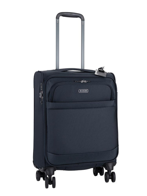 Cellini Microlite Soft Trolley Case In Midnight Blue
