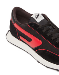 Diesel Mens Black/Red S-Racer Lc Sneakers