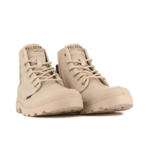 Palladium Mens Pampa Hi dare Shoes In Warm Sand