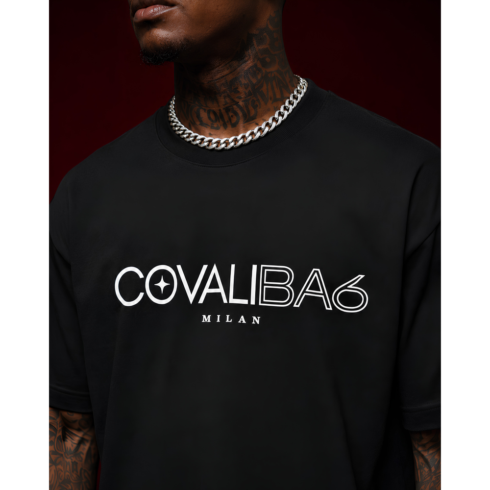 Covali Mens Ba6 Swave T-Shirt In Black