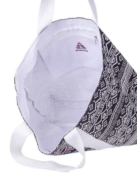 Isaland Style Aztec Printed Shopper 9014051 Black