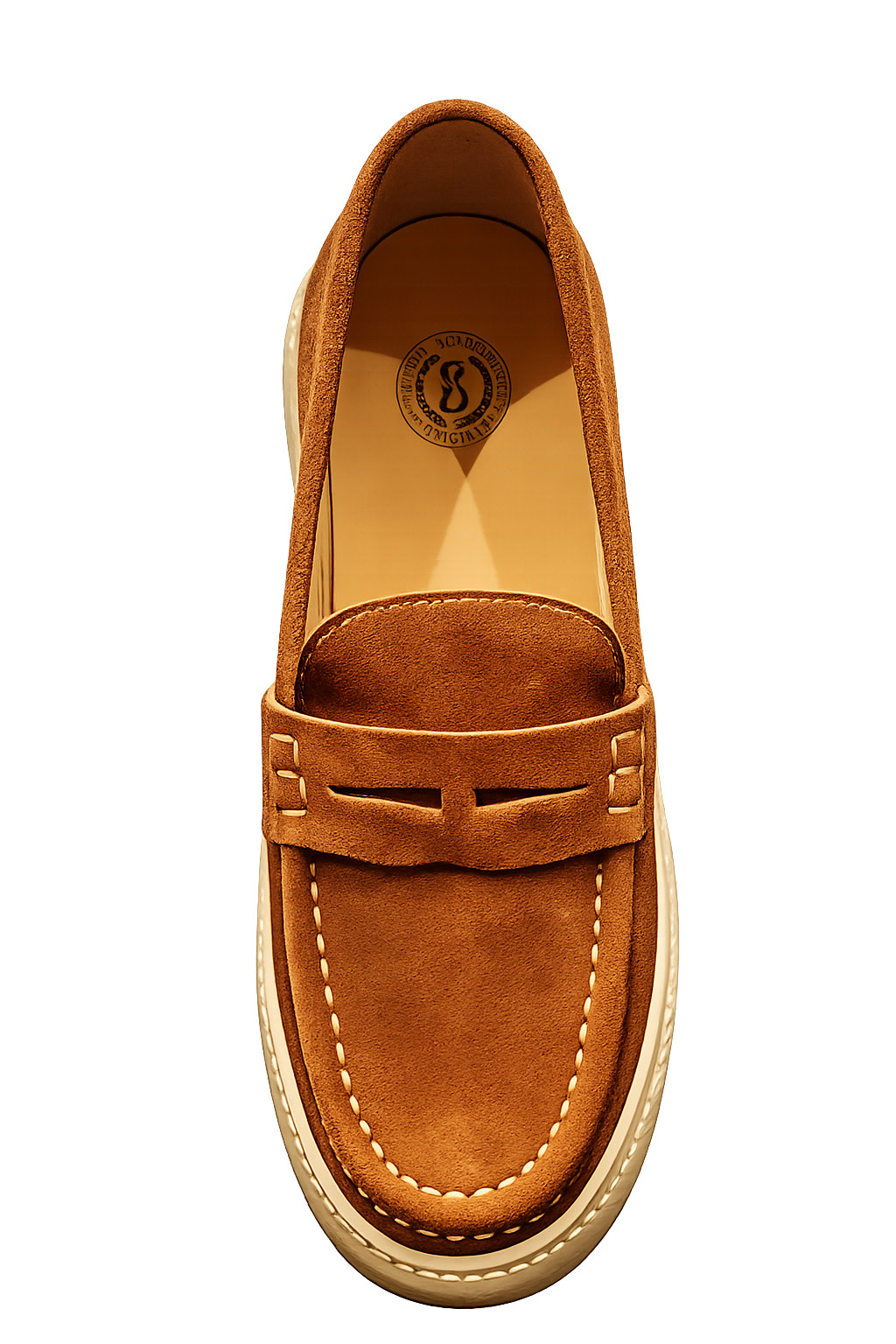 Zerga Mens Gerado Shoes In Brown