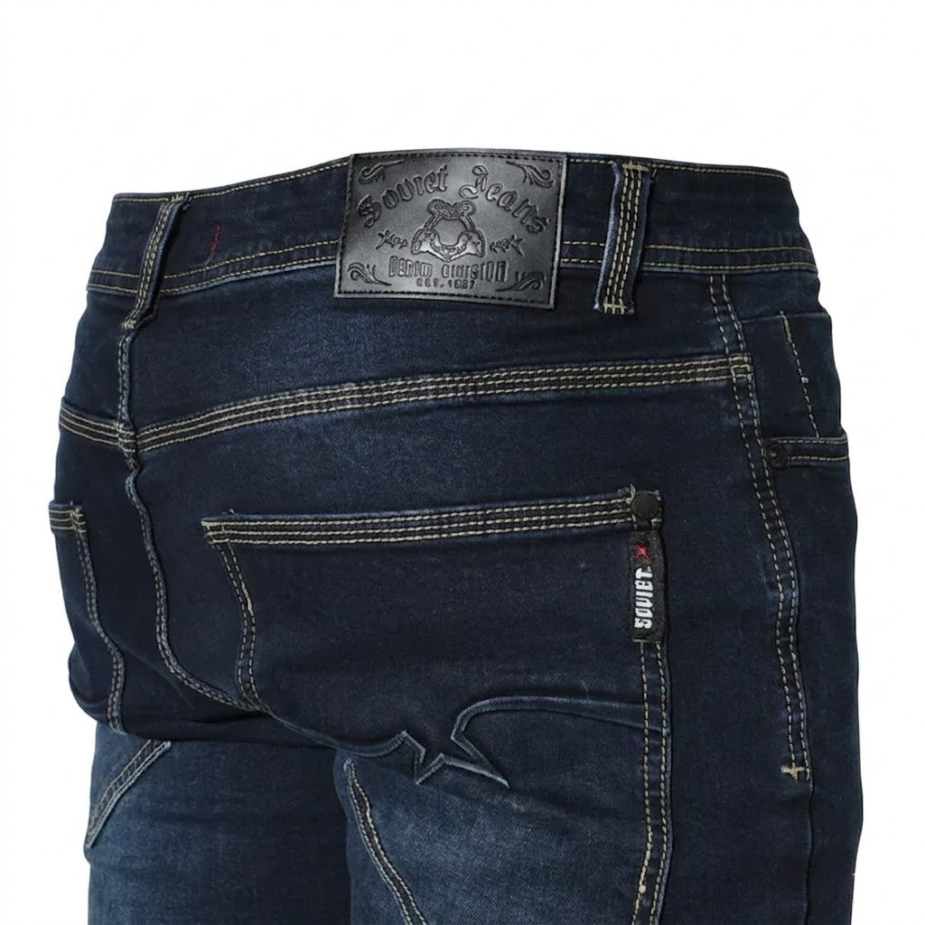 Soviet Boys Terminator Skinny Denim In Dark Blue