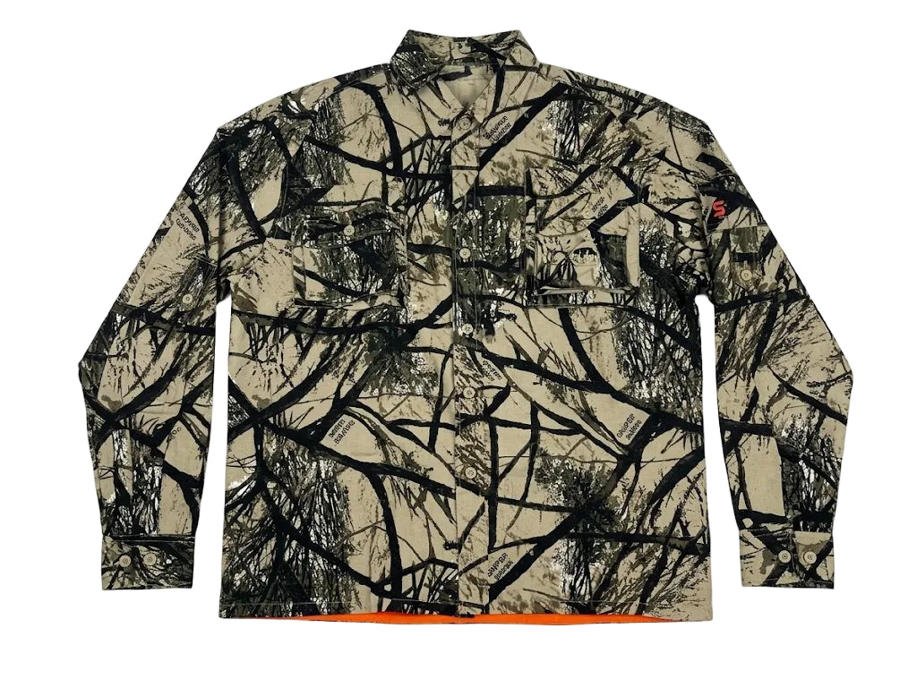 Sniper Mens Shadows S/C Long Sleeve Shirt Camouflage