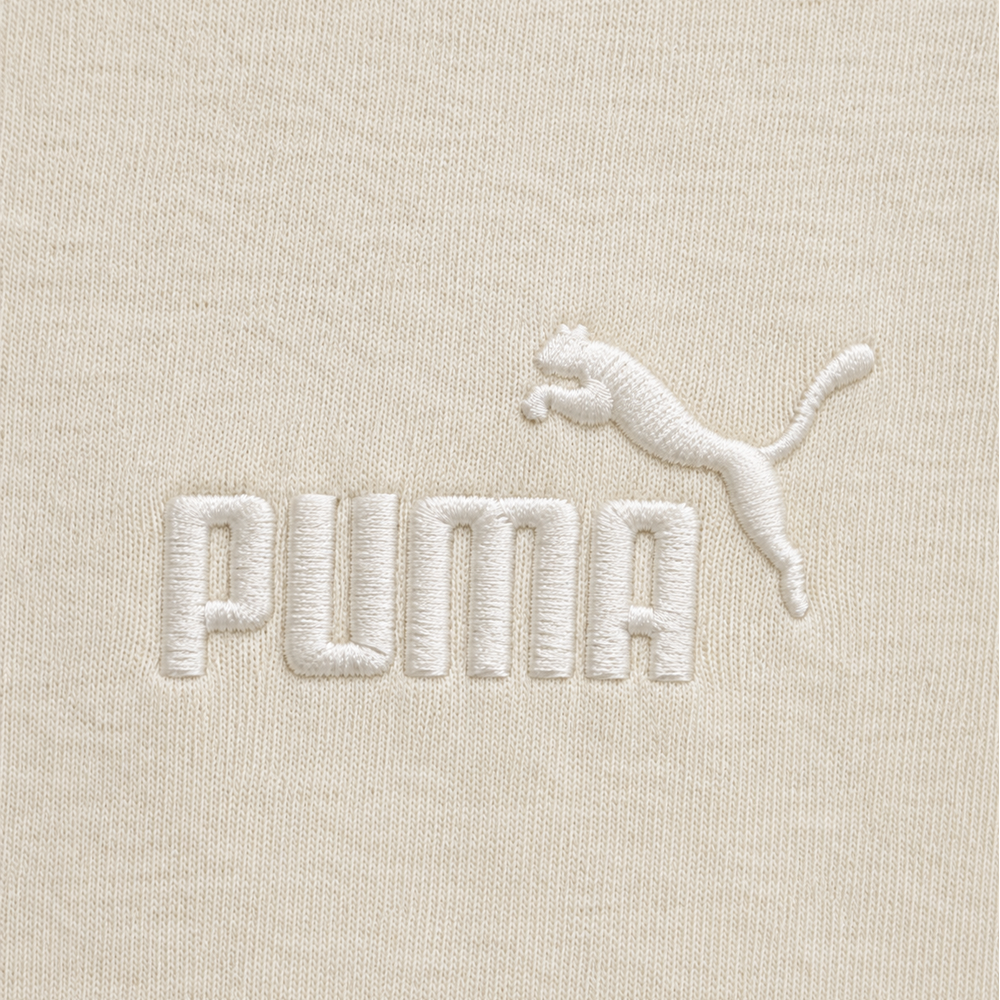 Puma Mens Essential Relaxed Small No.1 T-Shirt In Alpine Snow