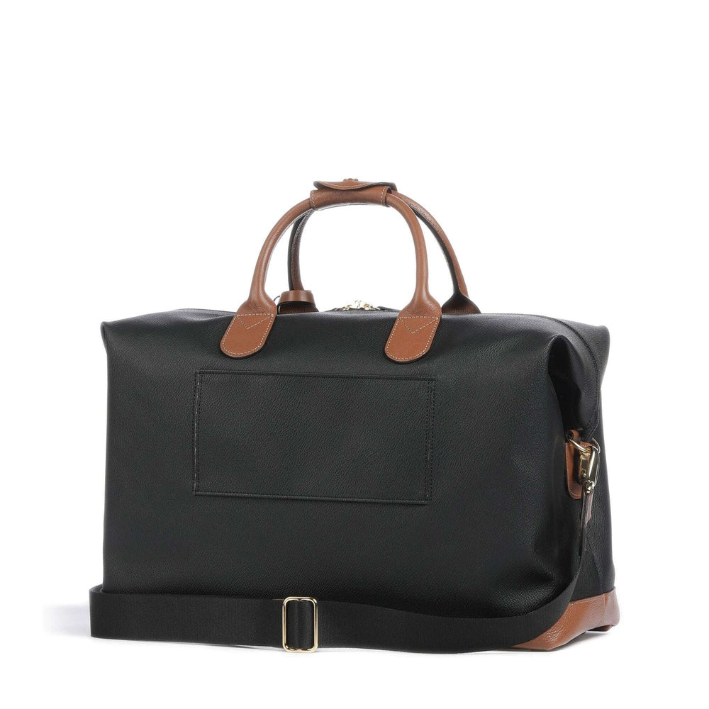 Brics Firenze Weekend Duffel Bag In Black/Tan