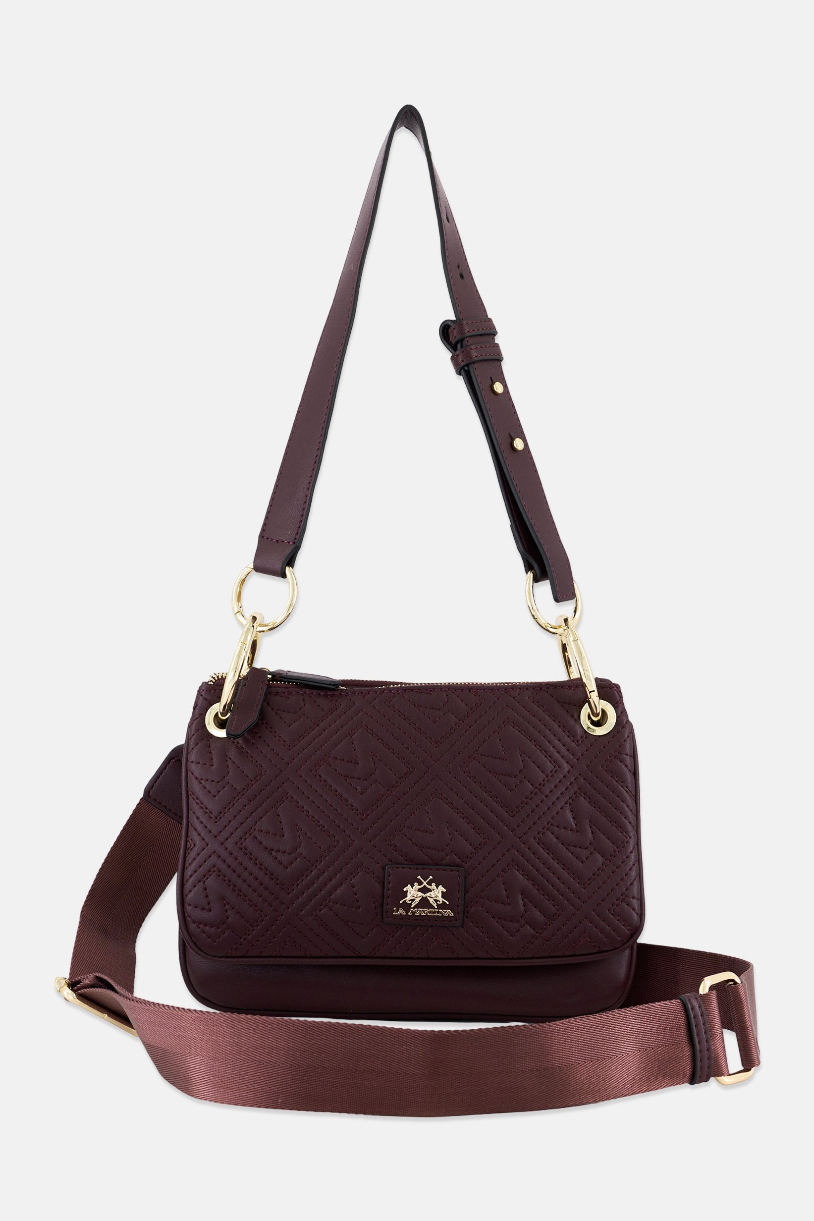 La Martina Alice Cross Body Bagn Maroon
