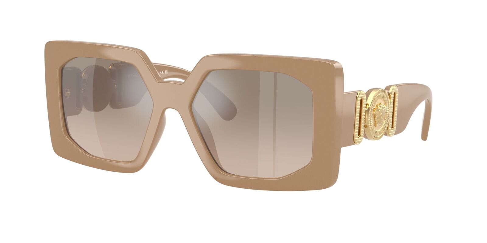 Versace Beige And Gold Sunglasses VE4478U