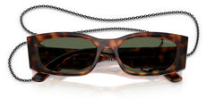 Vogue Rectangular Frame Sunglasses For Women In Brown