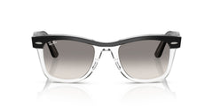 Ray-Ban Wayfarer Sunglasses For Men In Black & Clear