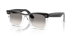 Ray-Ban Wayfarer Sunglasses For Men In Black & Clear