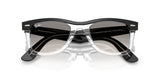 Ray-Ban Wayfarer Sunglasses For Men In Black & Clear