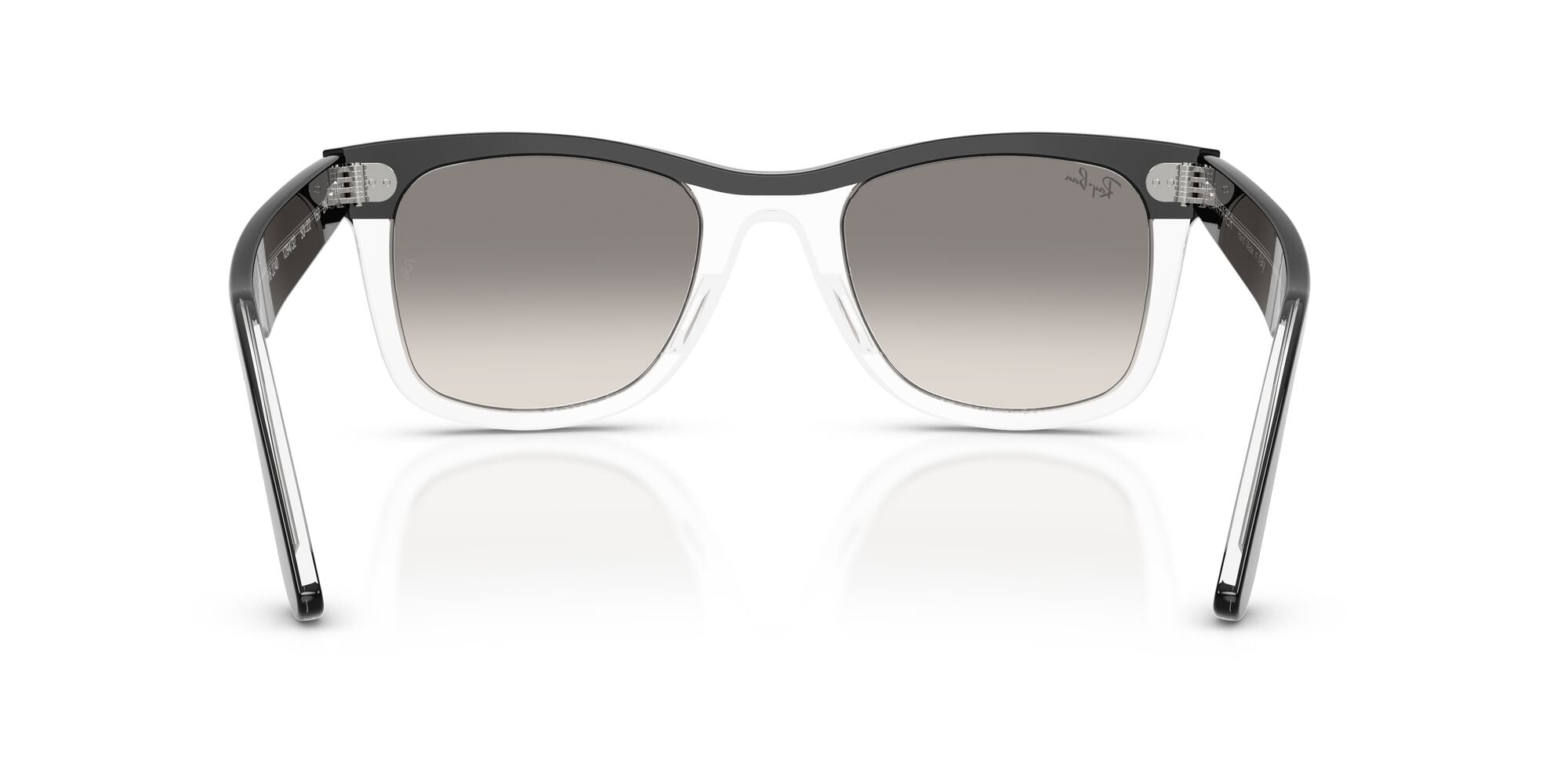 Ray-Ban Wayfarer Sunglasses For Men In Black & Clear