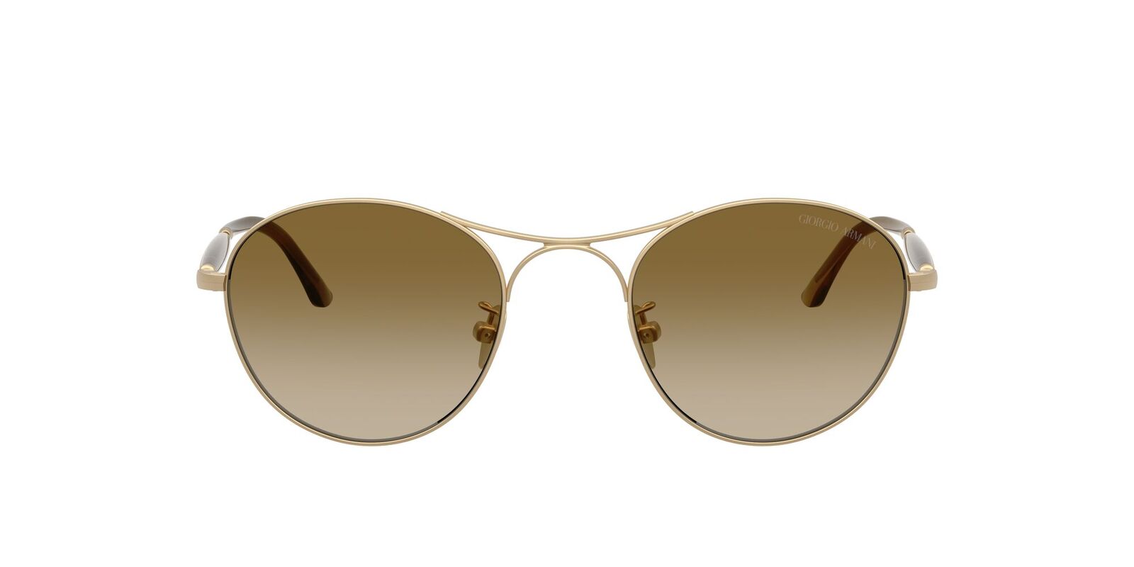 Giorgio Armani Mens Sunglasses In Pale Gold